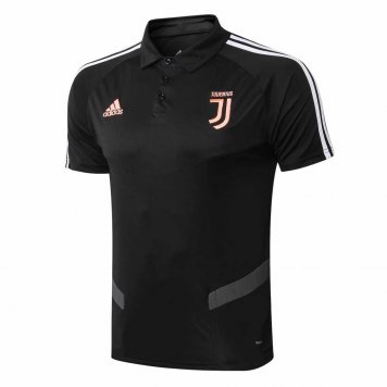 2019/20 Juventus Black Mens Soccer Polo Jersey