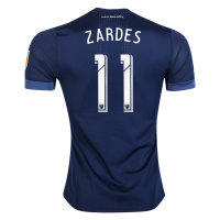 2017/18 Los Angeles Galaxy Away Blue Soccer Jersey Replica Gyasi Zardes #11