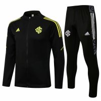 2021/22 S. C. Internacional Black Soccer Training Suit (Jacket + Pants) Mens