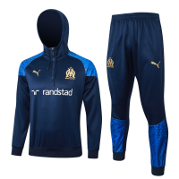 Olympique Marseille Soccer Training Suit Replica Navy 2023/24 Mens (Hoodie)