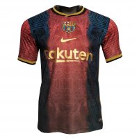 2021/22 Barcelona Red-Deep Blue Classic Mens Soccer Jersey Replica