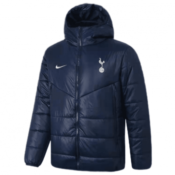 Tottenham Hotspur Cotton Winter Soccer Jacket Navy 2023/24 Mens