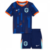 Netherlands Soccer Jersey + Short Replica Away Euro 2024 Youth