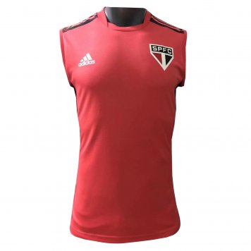 Sao Paulo FC Soccer Singlet Jersey Replica Pink Mens 2021/22