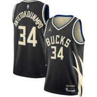 Milwaukee Bucks Swingman Jersey - Statement Edition Brand Black 2022/23 Mens (Giannis Antetokounmpo #34)