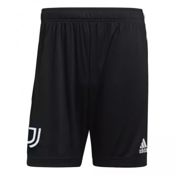 Juventus 2021/22 Home Black Soccer Shorts Mens