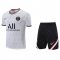 PSG Soccer Training Suit (Jersey + Short) White Mens 2021/22