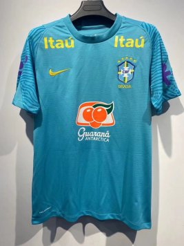 Brazil Soccer Training Jersey Replica Sky Blue Mens 2022