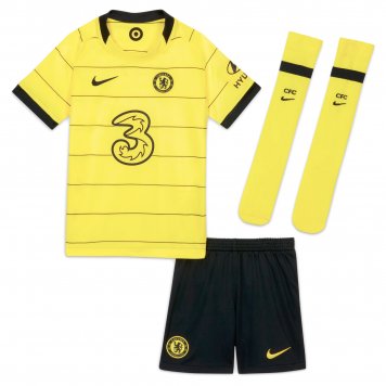 Chelsea Soccer Jersey+Short+Socks Replica Away Youth 2021/22 [20210825106]