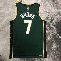 Boston Celtics City Edition Swingman Jersey Green 2022/23 Men's (BROWN #7)