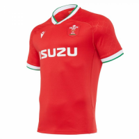 2020/21 Wales Rugby Home Red Soccer Jersey Replica Mens