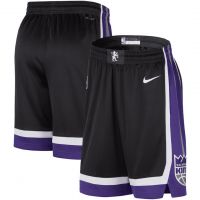 Sacramento Kings Swingman Shorts - Icon Edition Black 2023/24 Mens