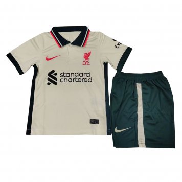 2021/22 Liverpool Soccer Jersey Away Replica + Short Kids