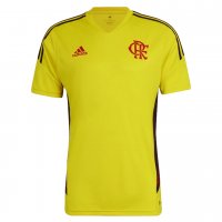 Flamengo Soccer Training Jersey Replica Yellow Mens 2022/23