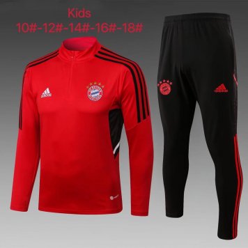 Bayern Munich Soccer Training Suit Replica Red 2022/23 Youth