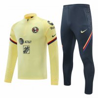 2020/21 Club America Yellow Mens Soccer Training Suit