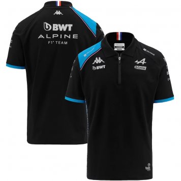 BWT Alpine F1 Team Polo Shirt Black 2023 Men's