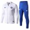 2019/20 Chelsea White Mens Soccer Training Suit(Jacket + Pants)