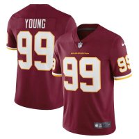 2021 Washington Soccer Team Chase Young Burgundy NFL Jersey Mens