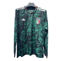 Italy Soccer Jersey Replica Renaissance Green 2023 Mens (Long Sleeve)