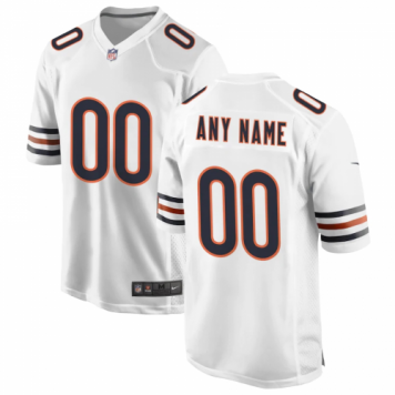 Chicago Bears Mens White Player Game Jersey