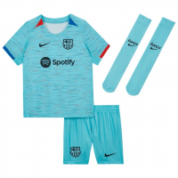 Barcelona Soccer Whole Kit Jersey + Short + Socks Replica Third 2023/24 Youth