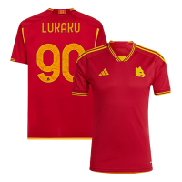 Roma Soccer Jersey Replica Home 2023/24 Mens (LUKAKU #90)
