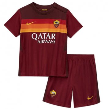 2020/21 AS Roma Home Kids Soccer Kit (Jersey + Shorts)