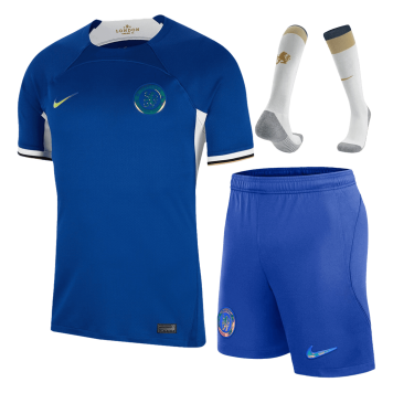 Chelsea Soccer Whole Kit Jersey + Short + Socks Replica Home 2023/24 Mens