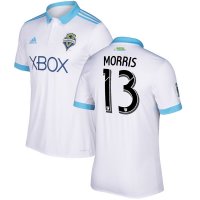 2017 Seattle Sounders Away White Soccer Jersey Replica Morris #13