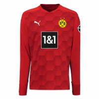 2020/21 Borussia Dortmund Goalkeeper Red LS Mens Soccer Jersey Replica
