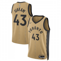 Toronto Raptors Swingman Jersey - City Edition Gold 2023/24 Mens (Pascal Siakam #43)