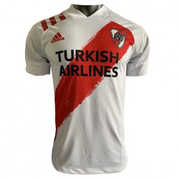 2020/21 River Plate Home White Mens Soccer Jersey Replica (Match) [48212920]