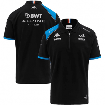 BWT Alpine F1 Team Polo Shirt Black 2023 Mens