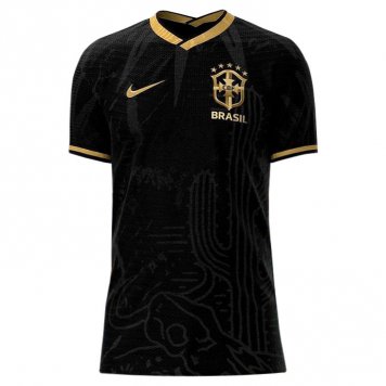 Brazil Soccer Jersey Replica Special Edition Black Mens 2022 (Match)