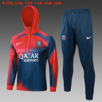 PSG Soccer Sweatshirt + Pants Replica Red 2023/24 Youth (Hoodie)
