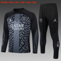 PSG x Jordan Soccer Training Suit Replica Black 2023/24 Youth