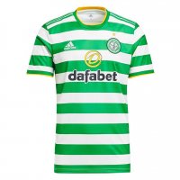 2020/21 Celtic FC Home Green & White Stripes Mens Soccer Jersey Replica