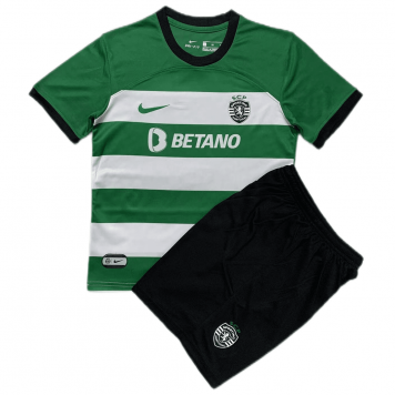 Sporting CP Soccer Jersey + Short Replica Home 2023/24 Youth
