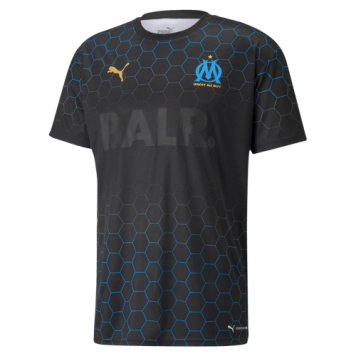 2020/21 Marseille X BALR Signature Black Soccer Jersey Replica Mens