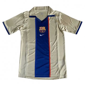 2002 Barcelona Retro Away Mens Soccer Jersey Replica