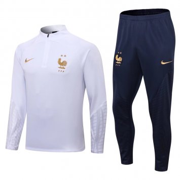 France Soccer Training Suit White Mens 2022
