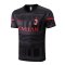 AC Milan Soccer Training Jersey Replica Black Mens 2022/23