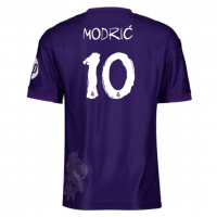 Real Madrid Soccer Jersey Replica Y-3 Fourth Purple Player Version 2024/25 Mens (MODRIC #10)