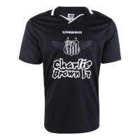Santos FC Soccer Jersey Replica Black Mens 2022/23 (Charlie Brown Jr. Winged Marginal)