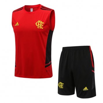 Flamengo Soccer Singlet + Short Replica Red 2022/23 Mens