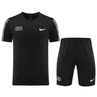 Customize Team Soccer Training Jersey Replica Black 2023/24 Mens