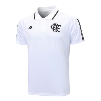 Flamengo Soccer Polo Replica White 2023/24 Men's