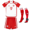 Bayern Munich Soccer Whole Kit Jersey + Short + Socks Replica Home 2023/24 Youth