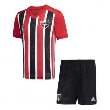 2020/21 Sao Paulo FC Away Kids Soccer Kit(Jersey+Shorts)